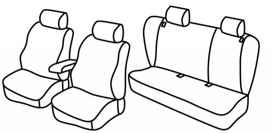 presvlake za sjedala odgovaraju za Volkswagen Passat, 1996>2001 - B5