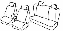 seat covers for Volkswagen Passat, 1996>2001 - B5