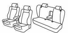 seat covers for Volkswagen Passat, 2001>2005 - B5