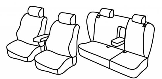 seat covers compatible for Volkswagen Passat Variant,
