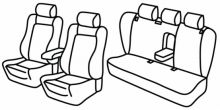 seat covers for VW Passat, 2001>2005 - B5