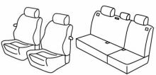 presvlake za sjedala za VW Polo 4, 2002>2009 - 3 vrata