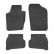 rubber mat compatible for VW Polo, 2009>2017-1