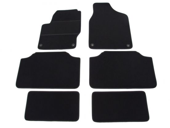 tekstilni tepih za unutrašnjost odgovara za VW Sharan 1, 1995>2010, 3 reda
