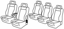 presvlake za sjedala za Volkswagen Sharan, 2000>2010 - 5 vrata