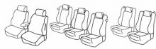 seat covers for VW Sharan 2, 2010> - Trendline - 4 door