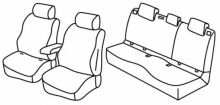 presvlake za sjedala za VW T-Roc, 2025> - Trend - 5 vrata