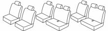presvlake za sjedala za VW T4, 1996>2003