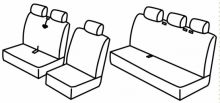 presvlake za sjedala za VW T5, 2003>2015