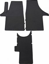 gumeni tepih za VW T5 od 05/2003 / T6 od 06/2015 1. red 2-sjedala 3-dij.