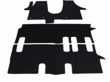 tekstilni tepih za unutrašnjost za VW T5/T6 Caravelle, 2003>2015 i 2015>2019, 3 reda