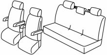 presvlake za sjedala za Volkswagen T6, 2015> - Multivan