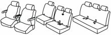 presvlake za sjedala za VW T6.1, 2021>2024