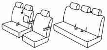 presvlake za sjedala za VW T6.1, 2021> - Facelift