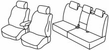 presvlake za sjedala za VW Tiguan, 2011>2016 - Trendline facelift 2011> - 5 vrata