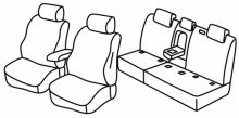 presvlake za sjedala za Volkswagen Tiguan, 2016> - Comfortline, Urban - 5 vrata