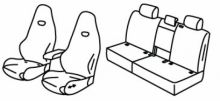 presvlake za sjedala za VW Tiguan, 2024> - R-line - 5 vrata