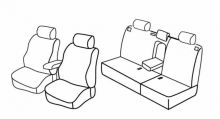 presvlake za sjedala za VW Touareg 1, 2006>2010