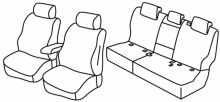 presvlake za sjedala za VW Touareg 3, 2018>