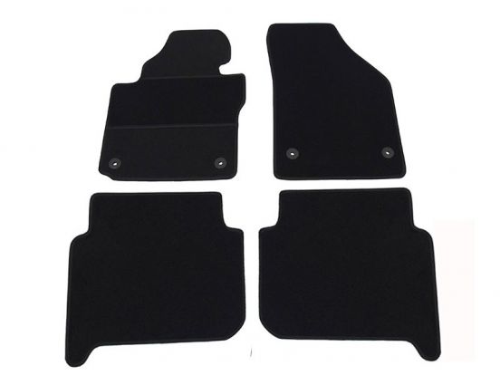 interior textile mats compatible for VW Touran 1, 2003>2006, 2 rows