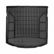 3D trunk mats compatible for VW Touran, 2003>2010, minivan-1