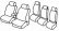 seat covers compatible for Volkswagen Touran 1, 2006>2010 - Trendline-1