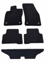 interior textile mats for VW Touran 4, 2015>, 3 rows 