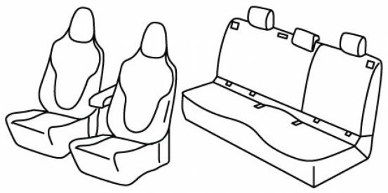 presvlake za sjedala odgovaraju za Volvo EX30, 2023>
