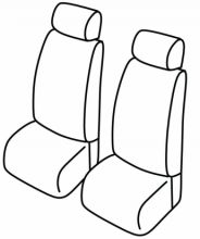 presvlake za sjedala za KAMION Volvo FH, 1993>2002 - 1+1