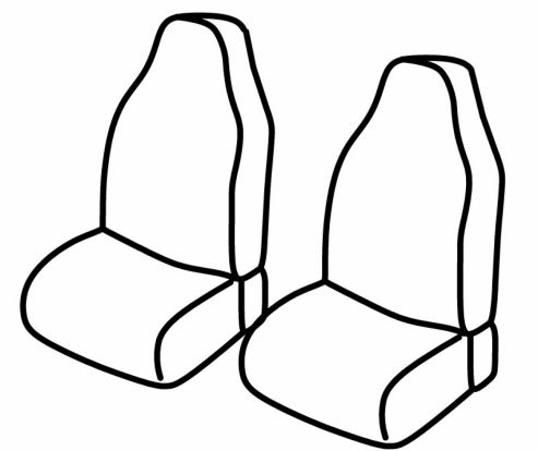 seat covers compatible for Volvo FH Serie 3, 2002>2012 - 1+1