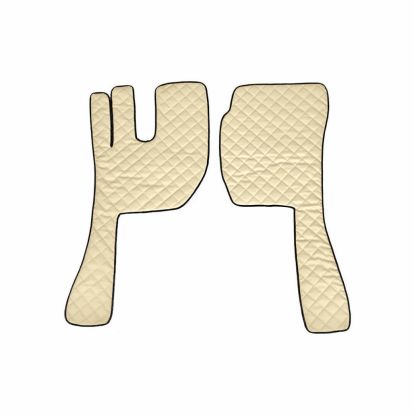 kožni tepisi za kamione compatible for Volvo FH Serie 3, manual, small/large lever, 2002>2012, 1+1 / Volvo FH Serie 3, automatic, no additional central storage, 2002>2012, 1+1