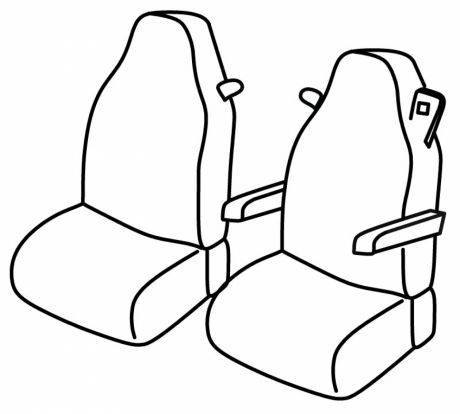 presvlake za sjedala odgovaraju za KAMION Volvo FH Serie 3, 09/2012> - 1+1
