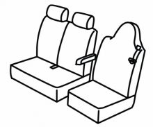 seat covers for Volvo FL, 2006>2012, 2013> - 1+2