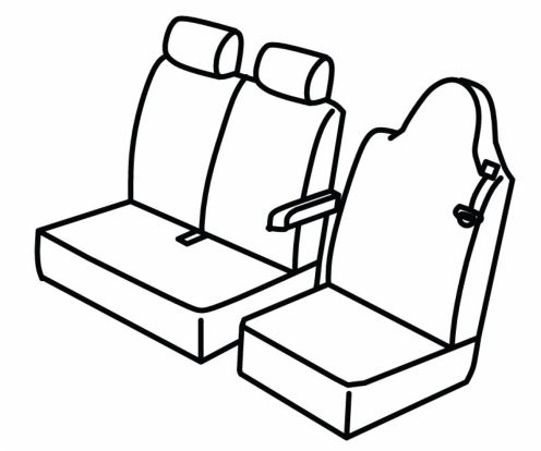 presvlake za sjedala odgovaraju za Volvo FL, 2006>2012, 2013> - 1+2