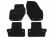 interior textile mats compatible for Volvo S60, 2010>2018-1