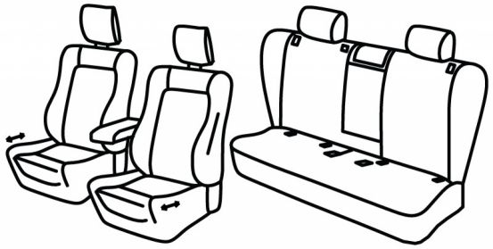 seat covers compatible for Volvo V90, 2016> - 5 door