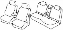 presvlake za sjedala za Volvo XC40, 2018> - 5 vrata