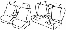 presvlake za sjedala za Volvo XC60, 2017> - 5 vrata